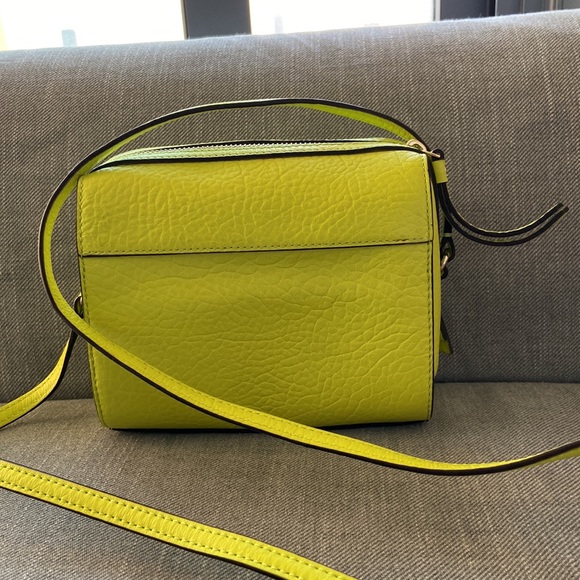 Neon yellow Kate Spade cross body bag - Picture 2 of 4